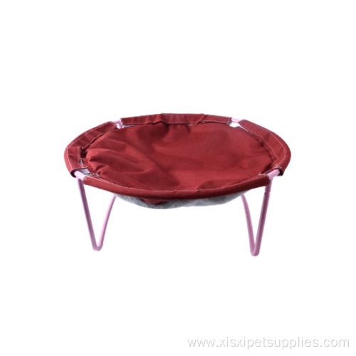 Portable Luxury Comfort plush Pet cat Bed wholesale